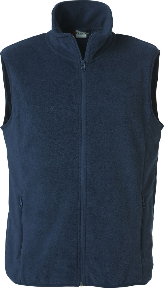 [023902-580-3] Clique Basic Polar Fleece Vest (XS, dark navy)
