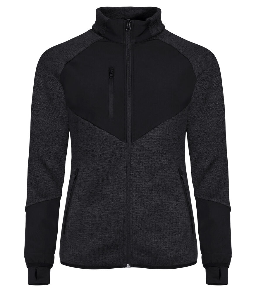 [023947-99-3] Clique Haines fleece jacket ladies (XS, zwart)