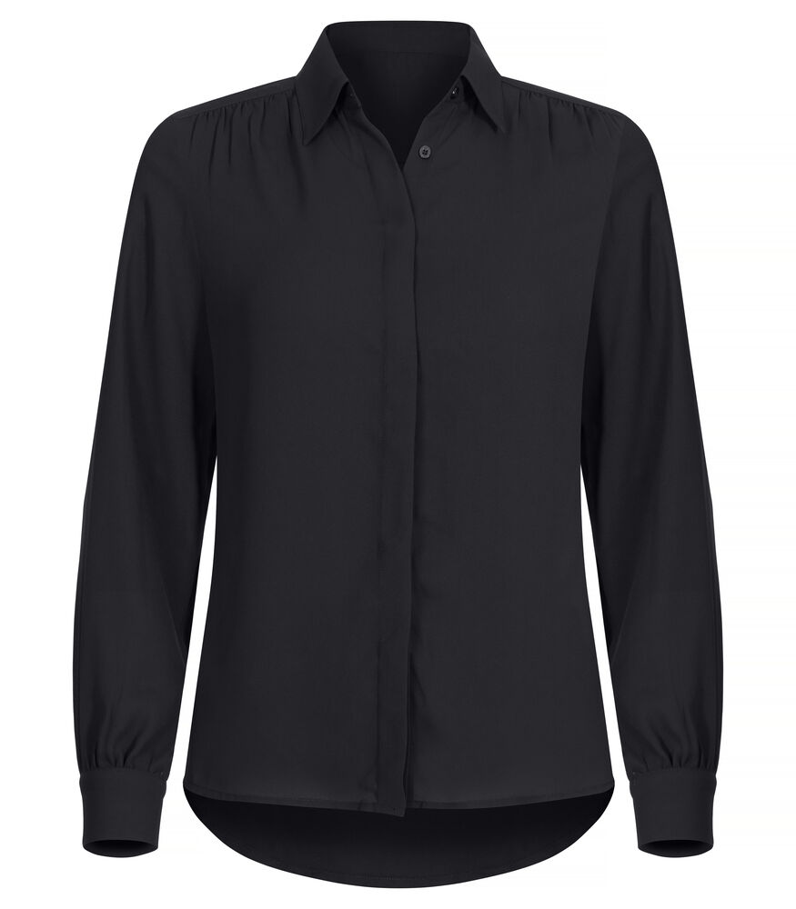 [027347-99-3] Clique Libby dames blouse (XS, zwart)
