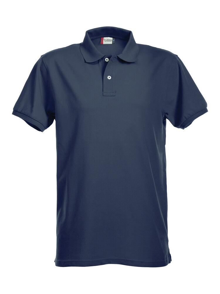 [028240-580-3] Clique 028240 Stretch Premium Polo (XS, dark navy)