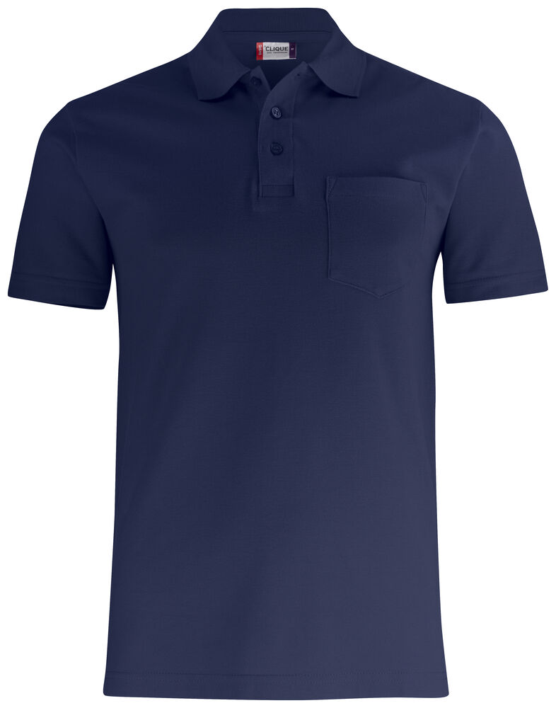 [028255-580-3] Clique Basic Polo Pocket (XS, dark navy)