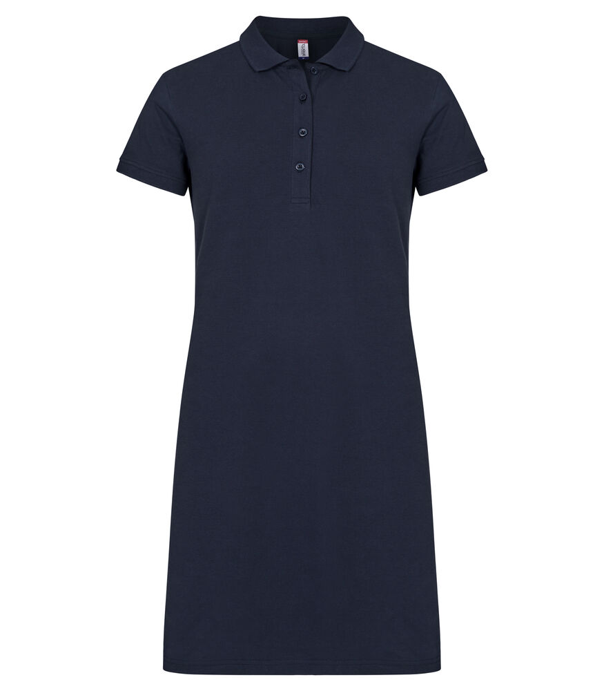 [028277-580-3] Clique Marietta polo-dress dames (XS, dark navy)