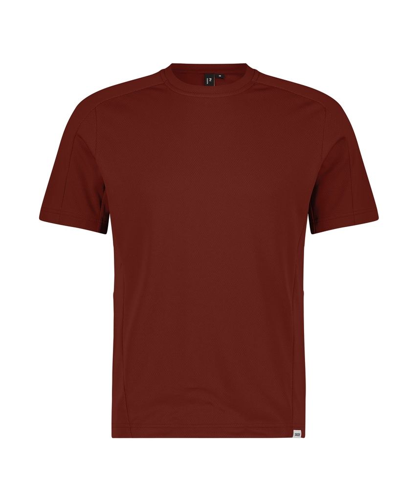 [7100684109B053800XS] DASSY Fuji T-shirt PESPA09 (BAKSTEENROOD (538), XS)