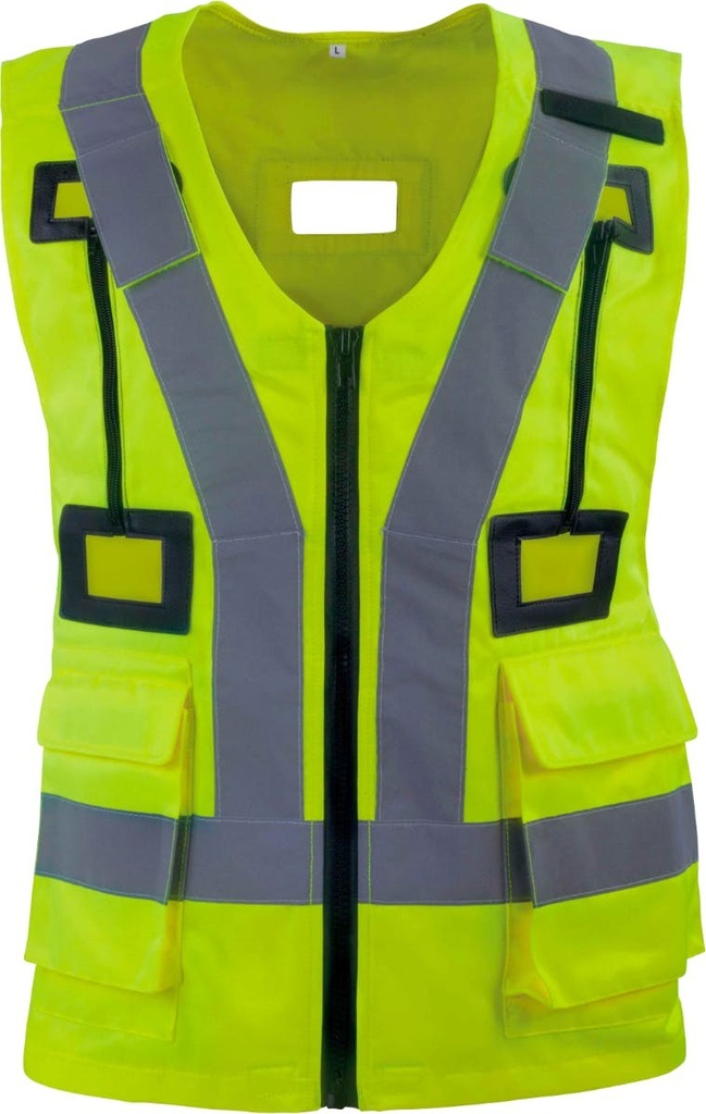[HARVESGIJA] Delta Plus HARVESGI VESTJE HOGE ZICHTBAARHEID VAN POLYESTER/KATOEN (Fluogeel)