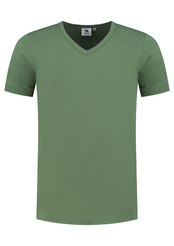 Lemons & Soda T-shirt V-neck cot/elast SS voor hem