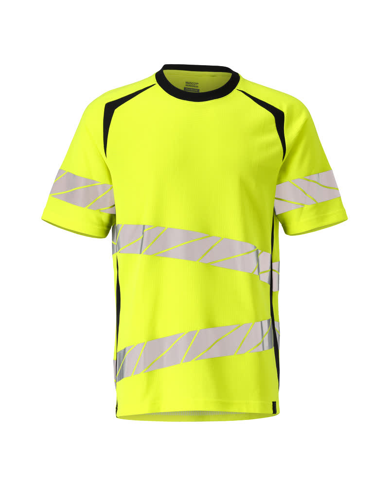 [19082-771-17010-2XLONE] MASCOT 19082 T-shirt (hi-vis geel/donkermarine (17010), 2XLONE)