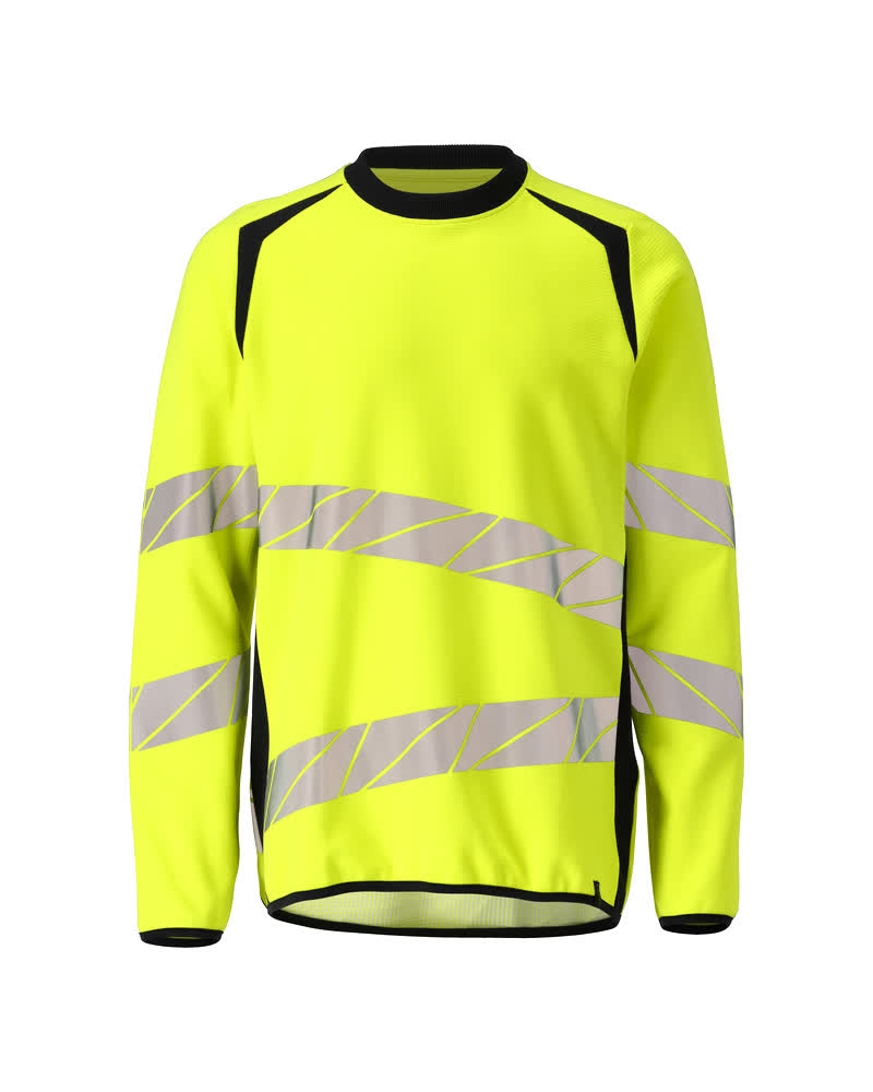 [19084-781-17010-2XLONE] MASCOT 19084 Sweatshirt (hi-vis geel/donkermarine (17010), 2XLONE)