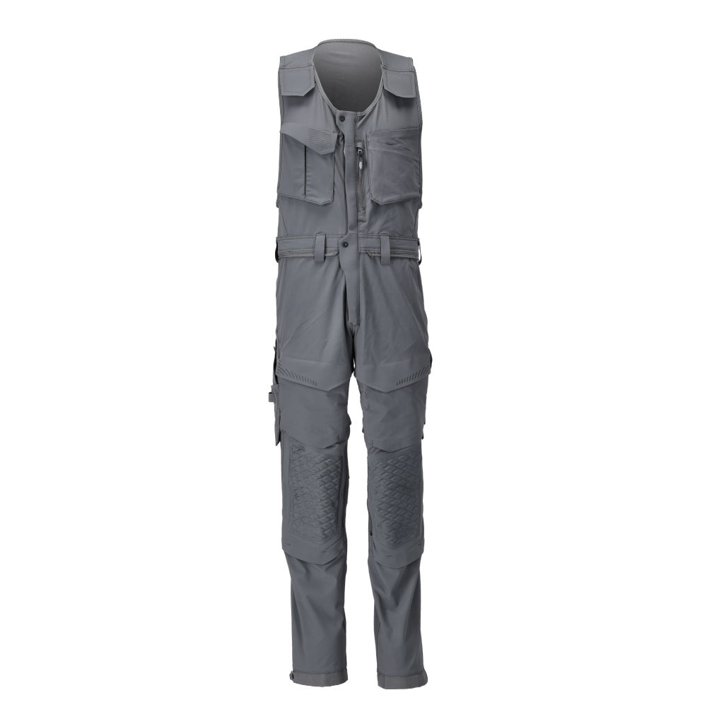 [22069-311-89-76C46] Mascot CUSTOMIZED 22069 Bodybroek met kniezakken (steengrijs (89), 76C46)