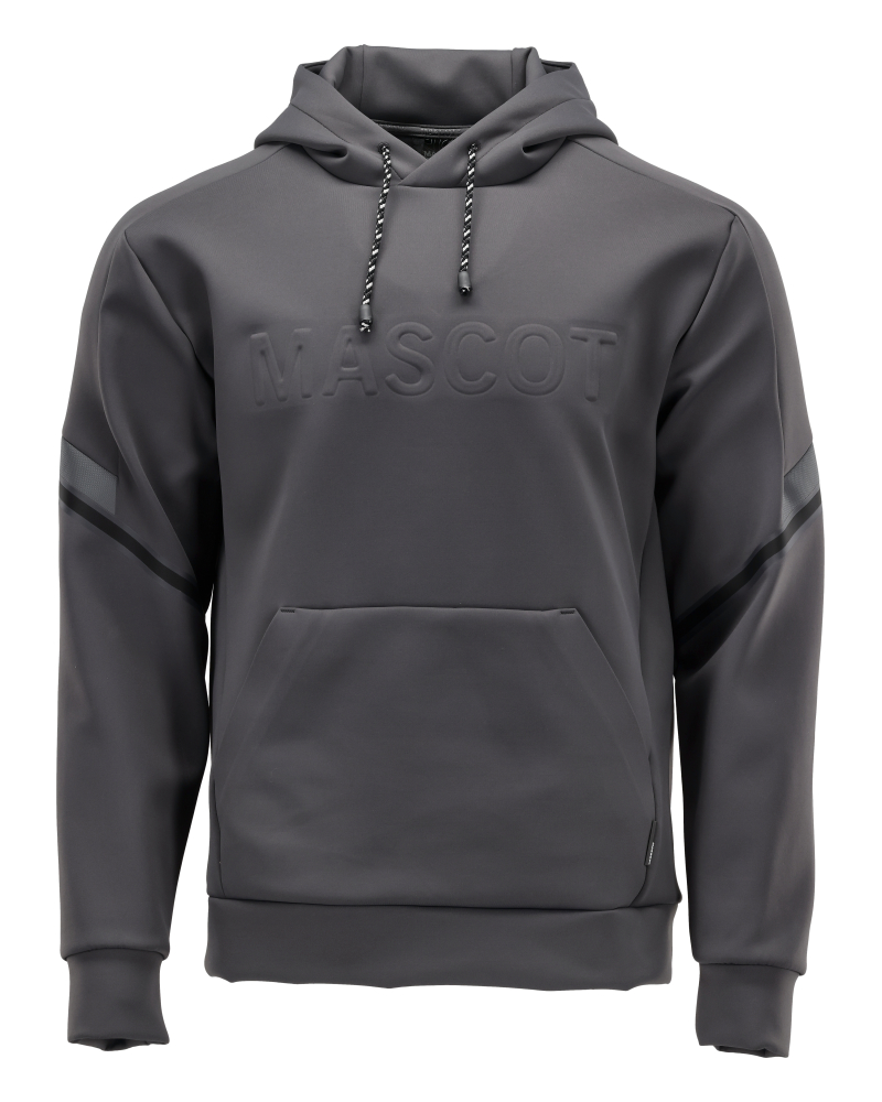 [22186-608-89-XS] Mascot CUSTOMIZED 22186 Fleece capuchontrui (steengrijs (89), XS)