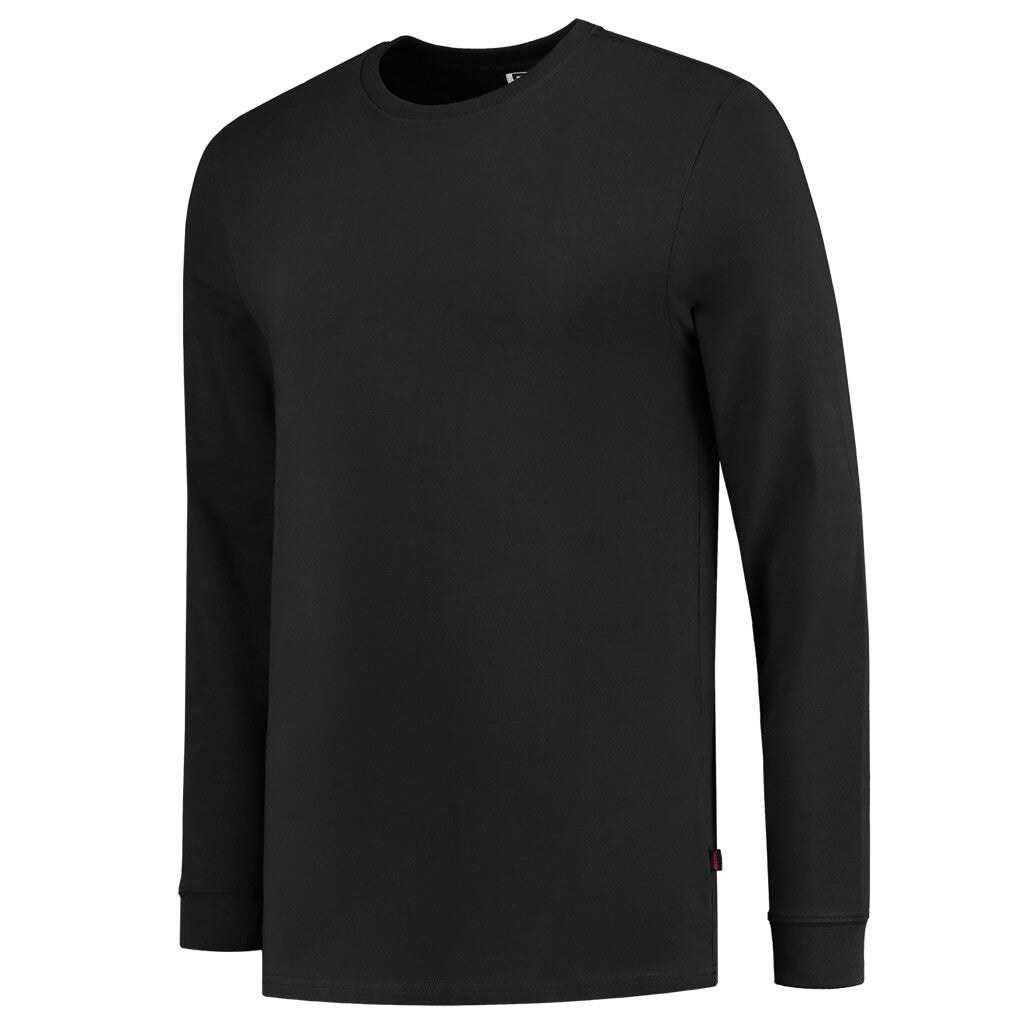 [8718326118003] Tricorp 101015 T-shirt Lange Mouw 60°C Wasbaar (Black, XS)