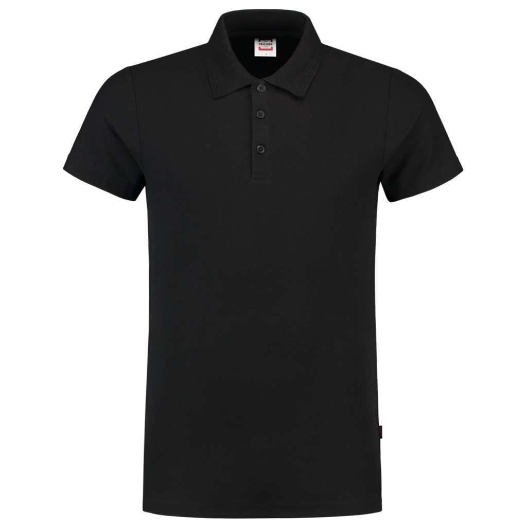 [8718326049079] Tricorp 201005 Poloshirt Fitted 180 Gram (Black, XS)