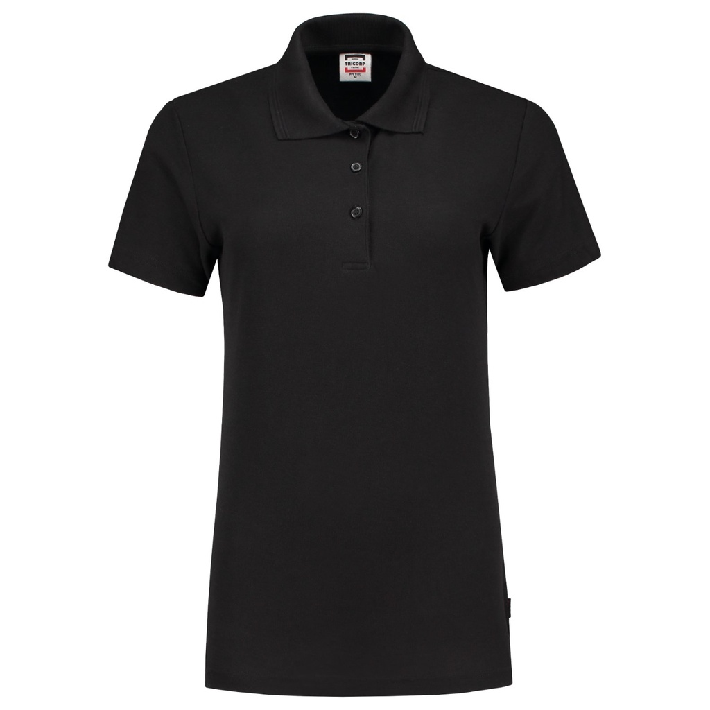 [8718326077317] Tricorp 201006 Poloshirt Fitted Dames (Black, XS)