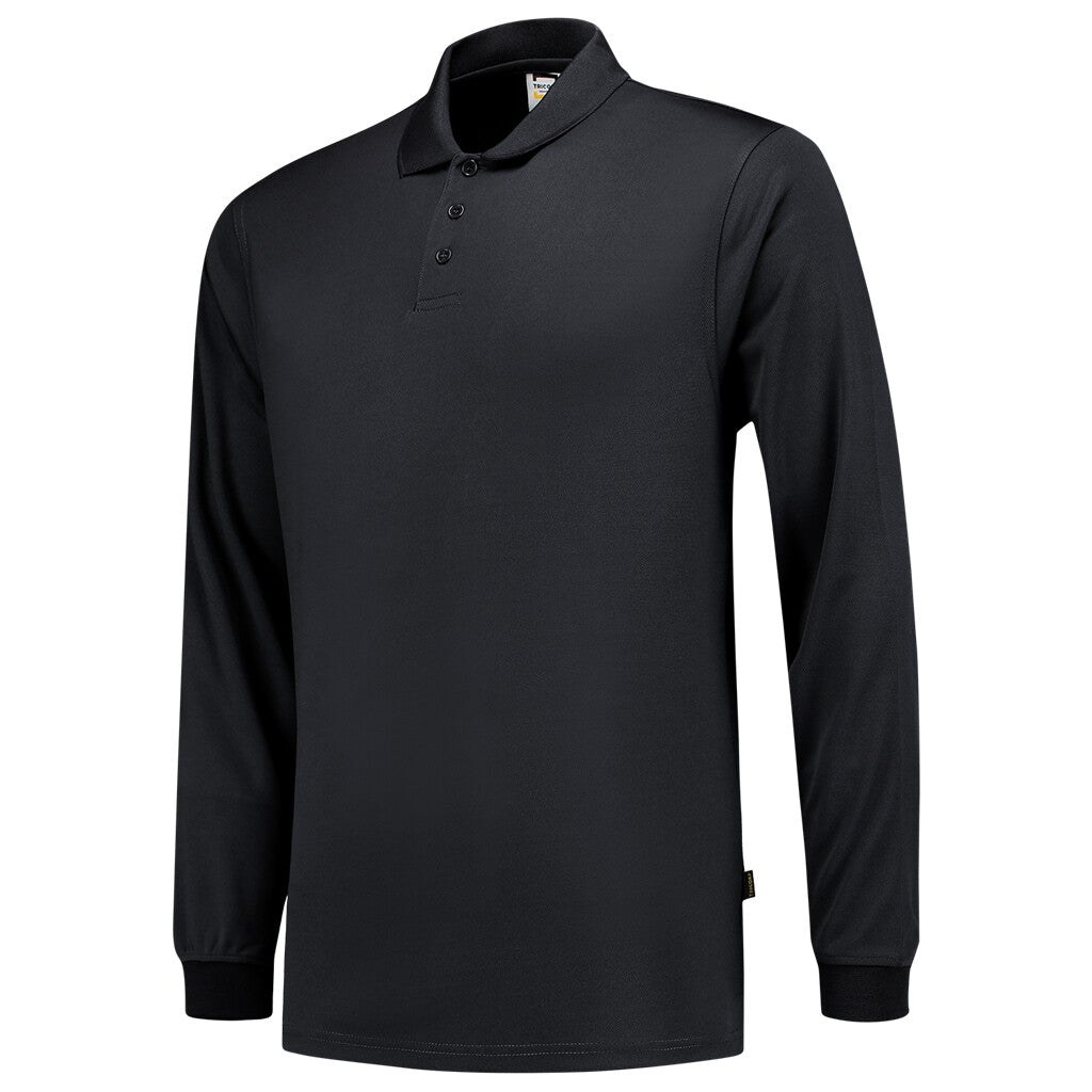 [8718326087095] Tricorp 202005 Poloshirt UV Block Cooldry Lange Mouw (Navy, XS)