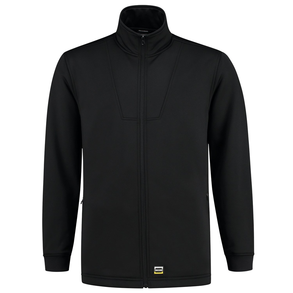 [8718326167834] Tricorp 302010 Fleece Vest Interlock (Black, XS)