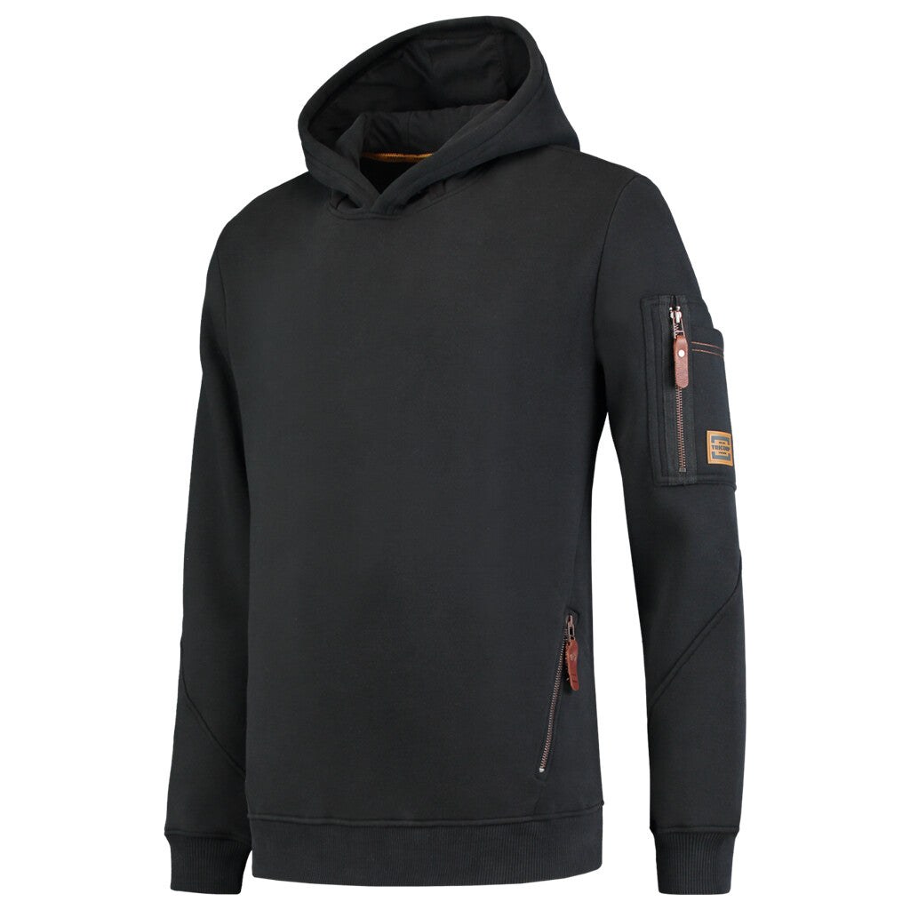 [8718326076990] Tricorp 304001 Sweater Premium Capuchon (Black, XS)