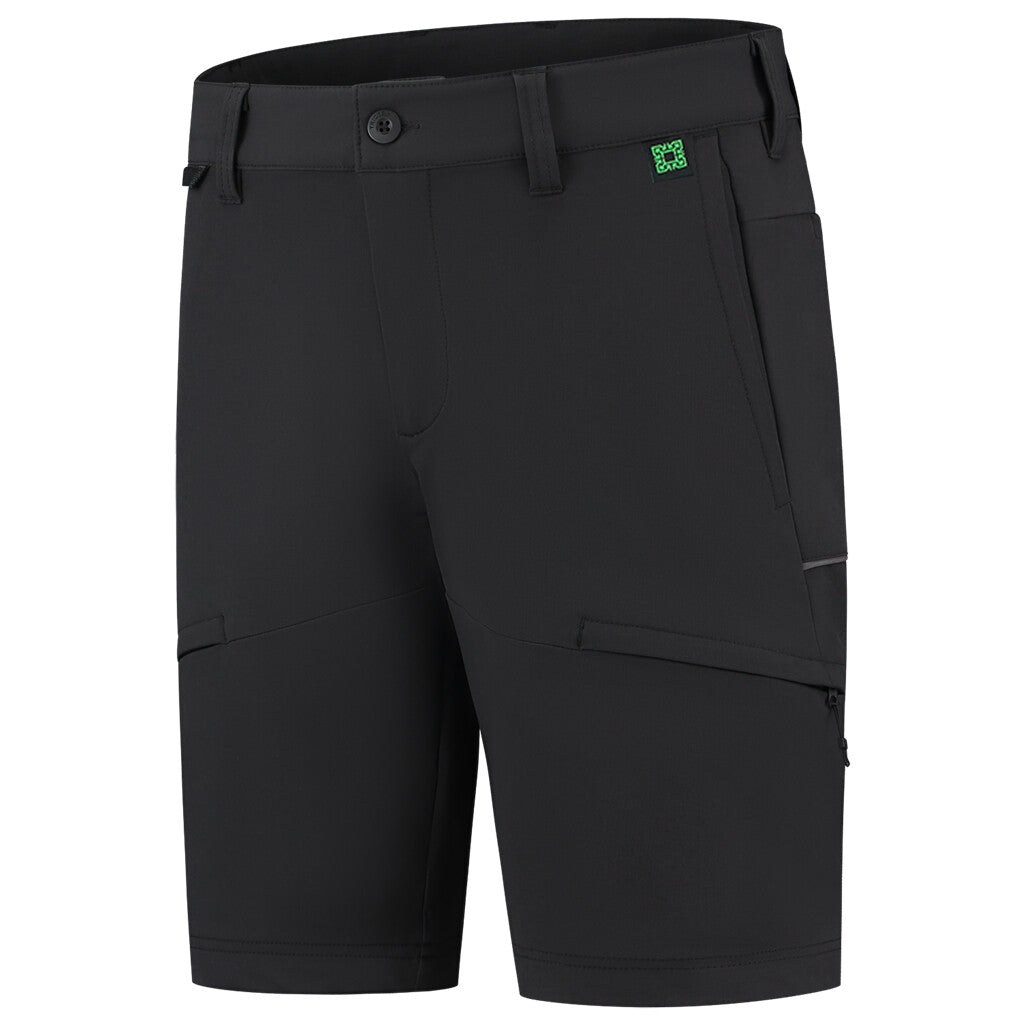 [8718326035386] Tricorp 502703 Werkbroek Fitted Stretch Kort RE2050 (Black, 42)