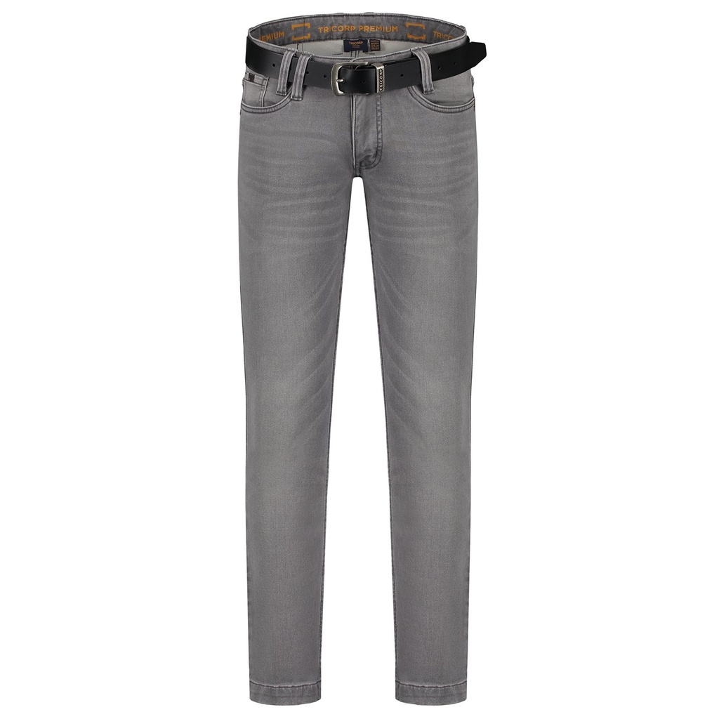 [8718326159976] Tricorp 504004 Jeans Premium Stretch Dames (Denimgrey, 24-32)