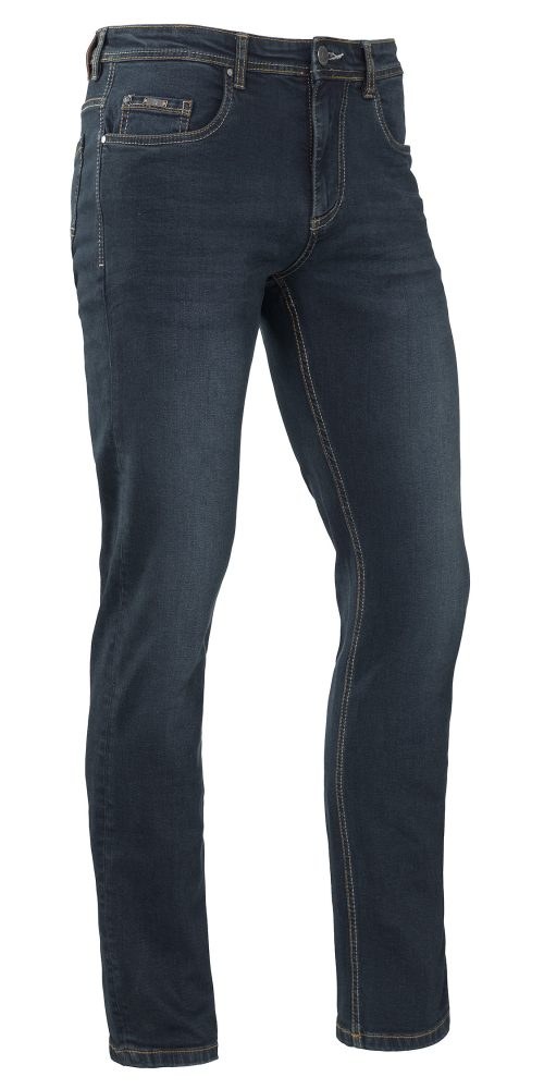 Brams Paris Jason men C42 pant, dark blue stretch denim