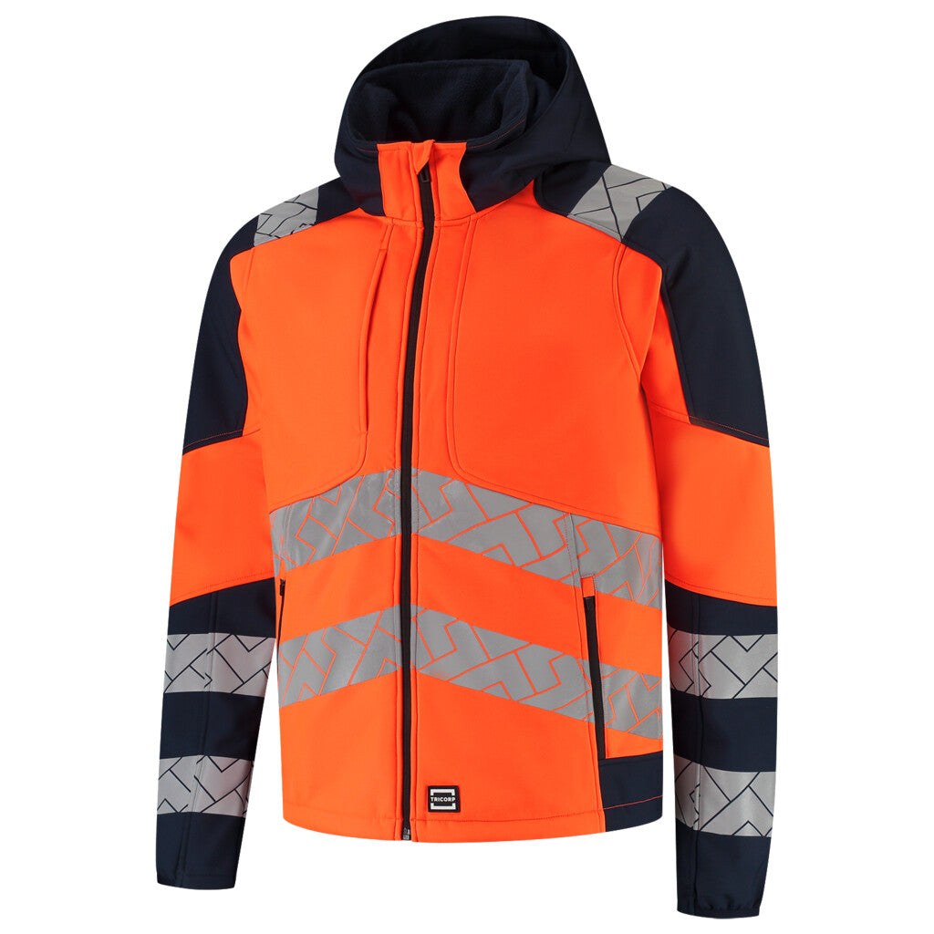 [8718326587083] Tricorp 406109 Softshell Capuchon High Vis Redefined