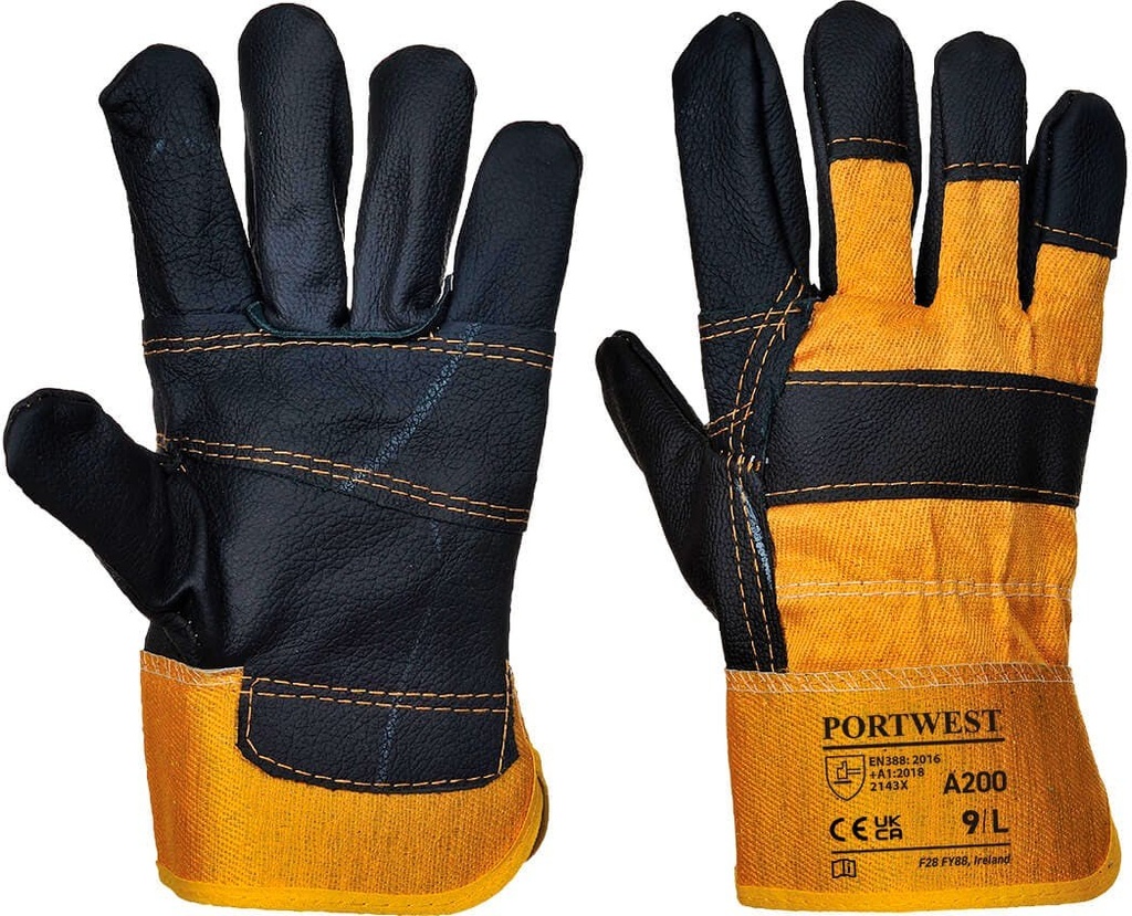 [A200YERXL] Portwest A200 Furniture Hide Glove