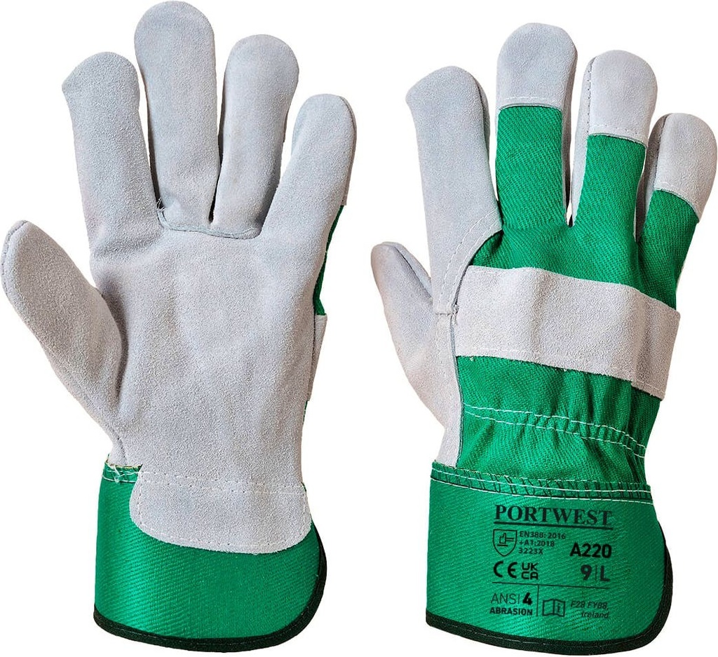 [A220GNRXL] Portwest A220 Premium Chrome Rigger Glove