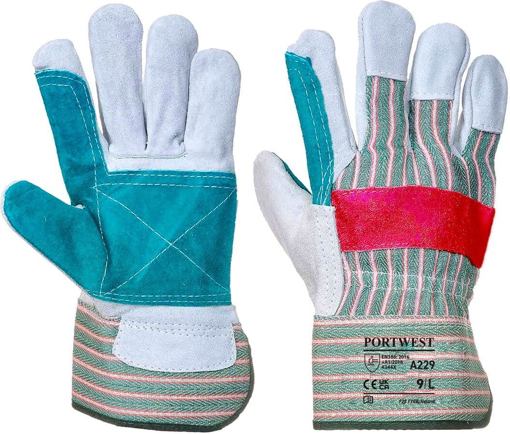 [A229GNRXL] Portwest A229 Classic Double Palm Rigger Glove