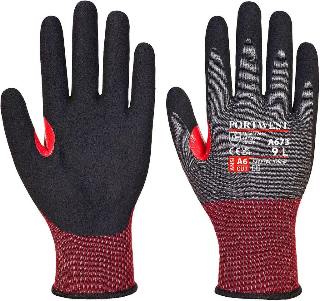 [A673K8RL] Portwest A673 CS Cut F18 Nitrile Glove