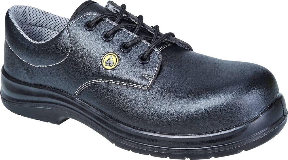 [FC01BKR36] Portwest FC01 Portwest Compositelite ESD Laced Safety Shoe S2