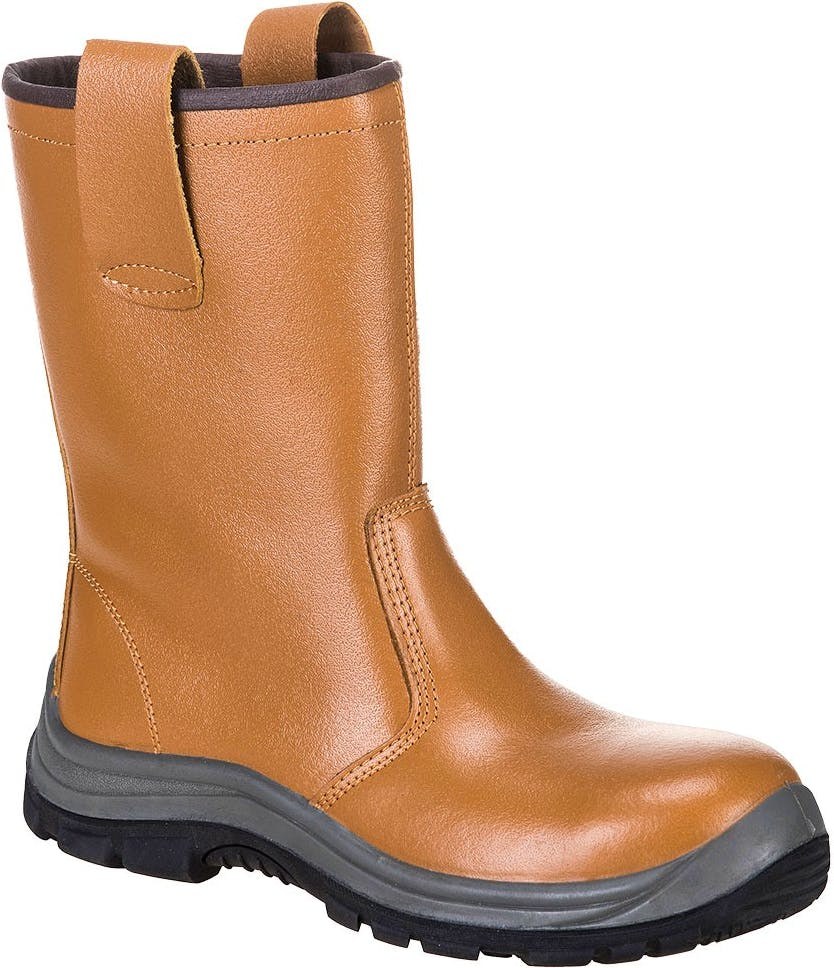 [FW06TAR38] Portwest FW06 Steelite Rigger Boot S1P HRO (Unlined)
