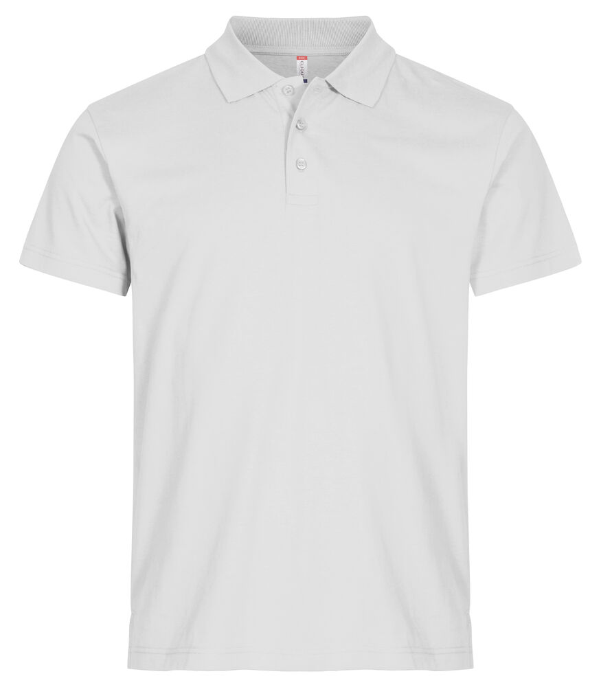 [028230-00-3] Clique 028230 Basic Polo (wit (0), XS)