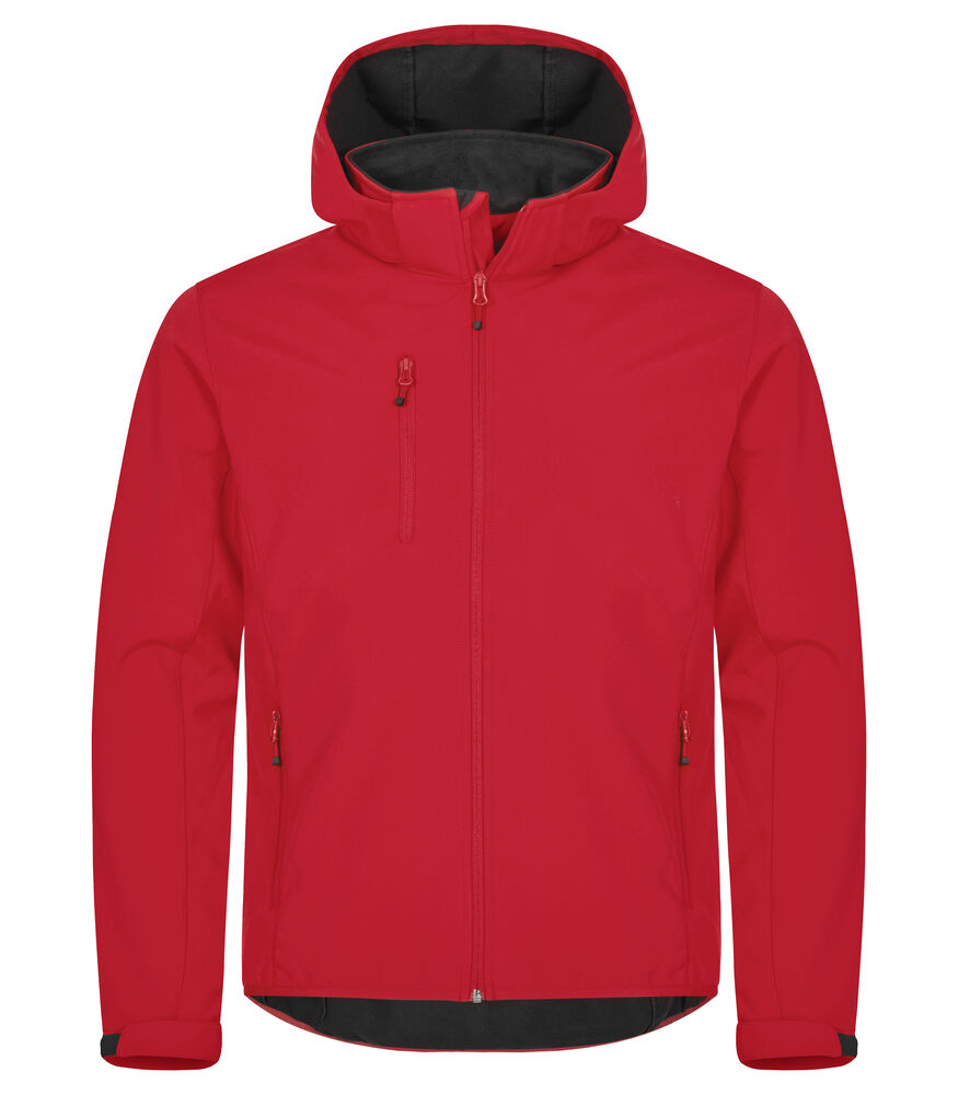 [0200912-99-3] Clique 0200912 Classic Softshell Hoody Jacket (zwart (99), XS)