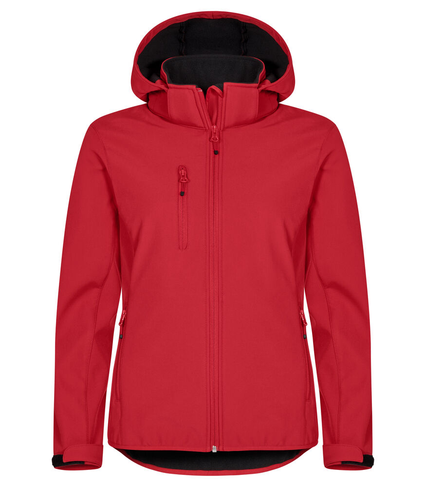 [0200917-99-3] Clique 0200917 Classic Softshell Hoody Jacket Women (zwart (99), XS)