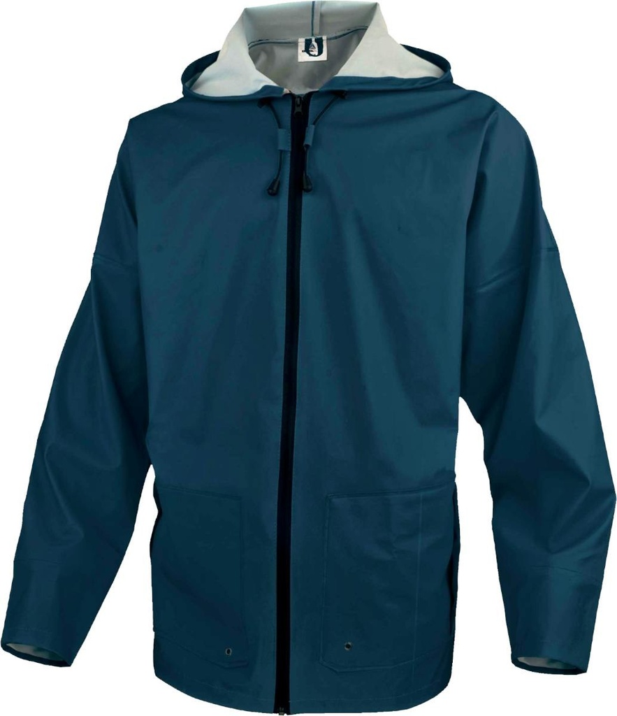 [850VESJAPT] Delta Plus 850VES POLYESTER DRAGER MET COATING HALF POLYURETHAAN REGENJACK (Geel, S)