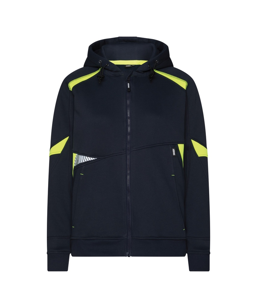 [3005483080B689500XS] DASSY® Santos Women (XS, NACHTBLAUW/FLUOGEEL)