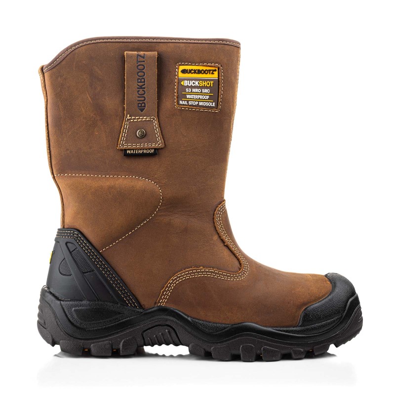 [470353] BuckBootz Buckshot werklaars BSH010 S3 (40, Donkerbruin)