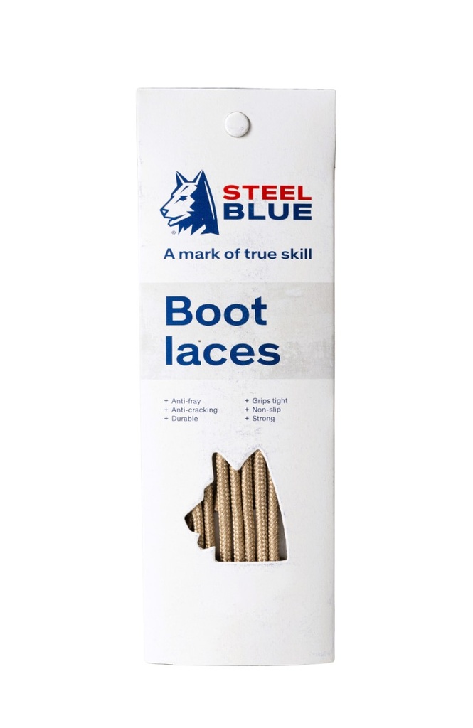 Steel Blue Veters/Laces Sand 110 cm 2 Paar (Dealers only)